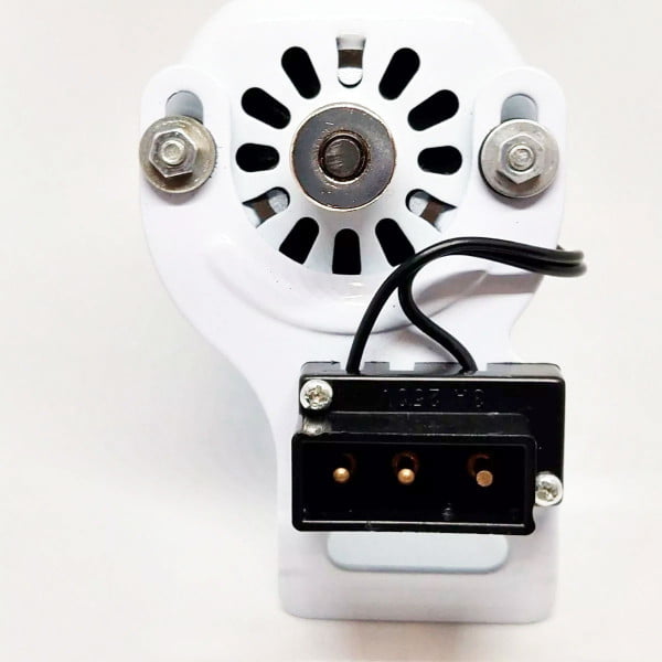 Motor para máquina de costura doméstica 220V branco Costurando