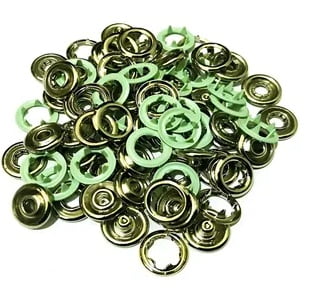 BOTÃO DE PRESSÃO EBERLE 35 ARINHO cores NIQUELADO