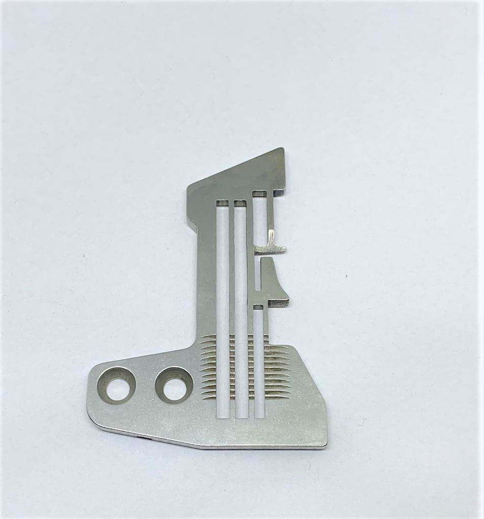 Chapa de agulha overlock industrial E800 Costurando