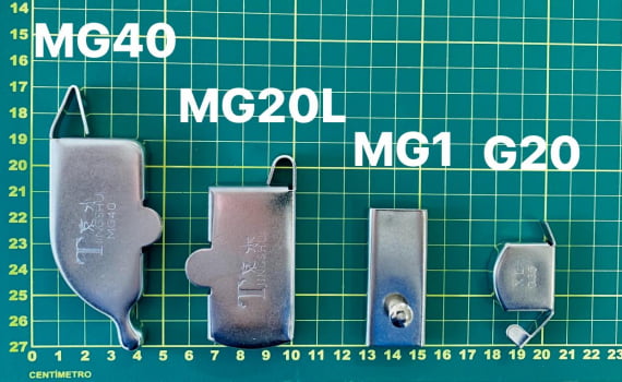 Kit Guias de costura magnético imã doméstico e industrial em aço - 4 tamanhos